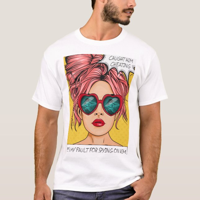 Redigerbar krånglig friterad fritagare T-Shirt (Framsida)