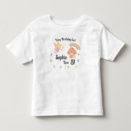 Redigerbar Krita Stil – Älv Svamp Skog T Shirt