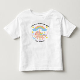 Redigerbar kritastil – Enhörningsdröm Glitter T Shirt
