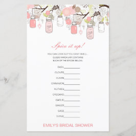 Redigerbar Krydda är Uppe, Nämn Krydda Bröllopsfes