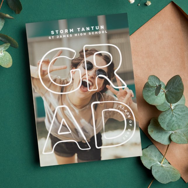 Redigerbar LINE HOLLOW GRAD Contemporary 2023 Phot Meddelande (Skapare uppladdad)