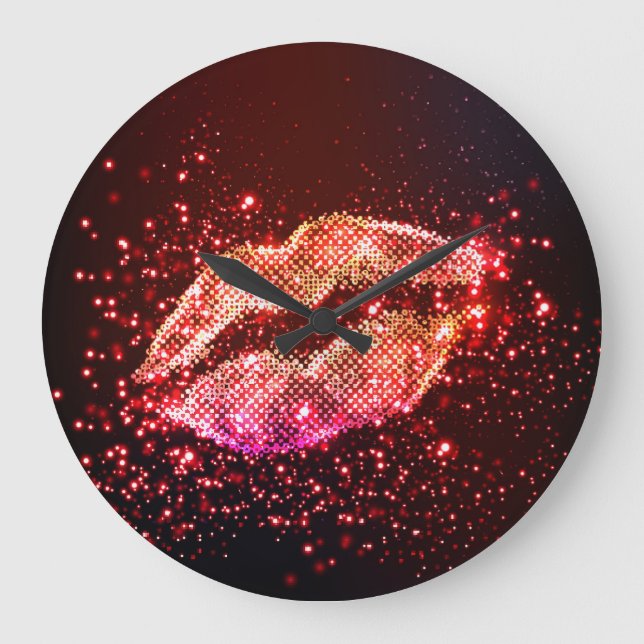 Redigerbar lippbild: Enkel grafisk design Stor Klocka (Framsida)