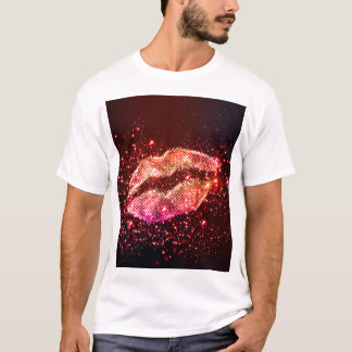 Redigerbar lippbild: Enkel grafisk design T Shirt