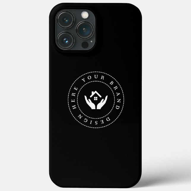 Redigerbar logotyp för modern stilist (Baksida)