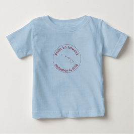 Redigerbar Made in Hawaii Frimärke of Approval Tee Shirt