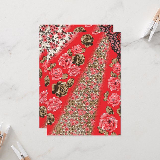 Redigerbar mall för bröllopsinbjudan | OSA kort (Fram/Back In Situ)