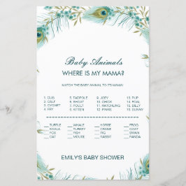 Redigerbar matchning mellan Baby djur, var är Mamm