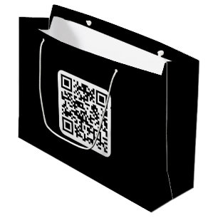 Redigerbar Modern QR-kod Svart Vit eller valfri