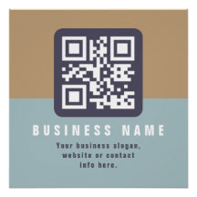 Redigerbar modern QR-kodmall | Muerat Färg