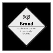 Redigerbar Modern Textdesign & Din Logotyp