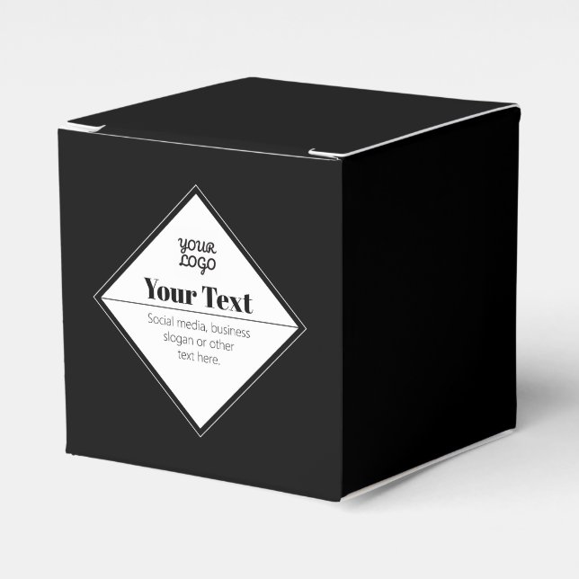 Redigerbar Modern Textdesign & Din Logotyp Presentaskar (Framsidan Sidan)