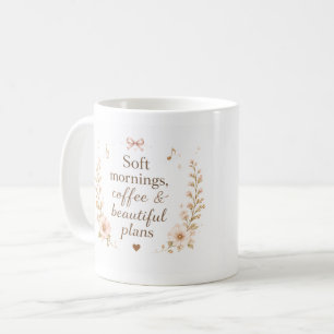 Redigerbar Mysig Morgenkopp för Piano Kaffemugg