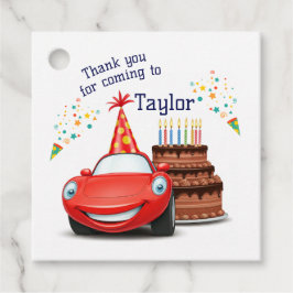 Redigerbar och utskrivbar design - Cars-Thned Gåvor Etiketter
