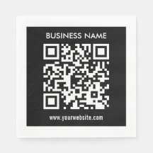 Redigerbar (omedelbart genererad) QR-kod | Svart