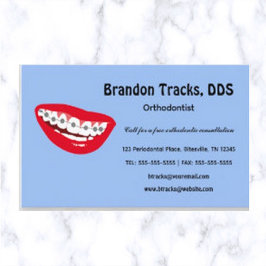 Redigerbar ortodontist visitkort