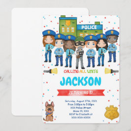 Redigerbar polisinbjudan inbjudningar