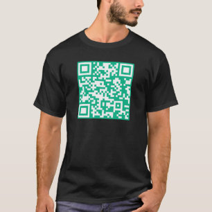 Redigerbar QR-kod genererar din egen Grönt T Shirt