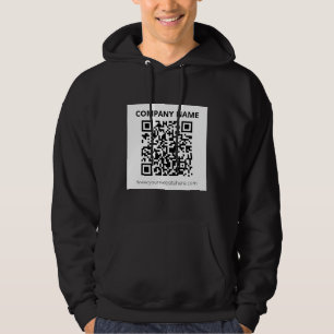 Redigerbar QR-kod och enkel utformning av Anpassad Hoodie