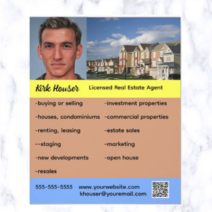 Redigerbar Real Gods Agent Flygblad
