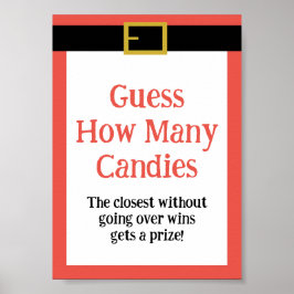 Redigerbar Roligt - Julspelstecken Poster