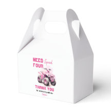 Redigerbar Rosa ATV Bike Birthday