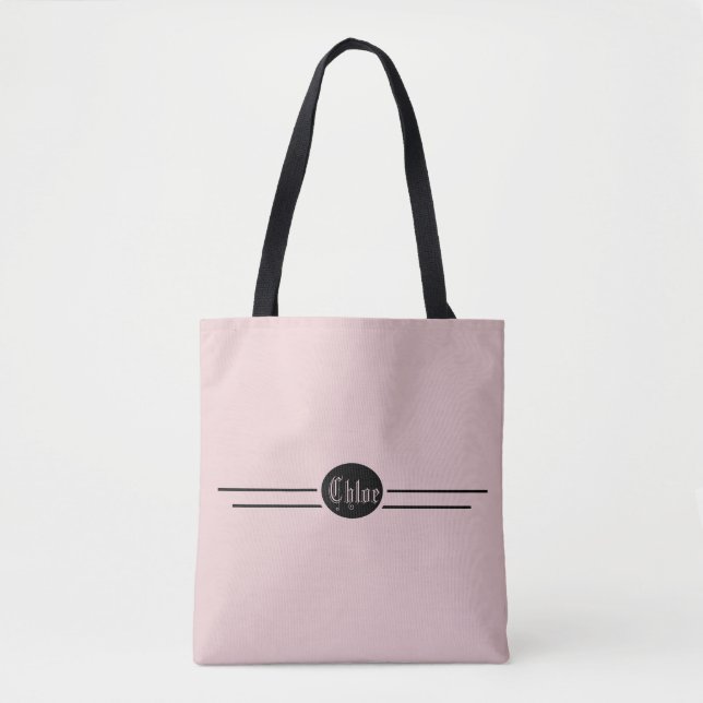 Redigerbar Rosa Tygkasse (Framsida)