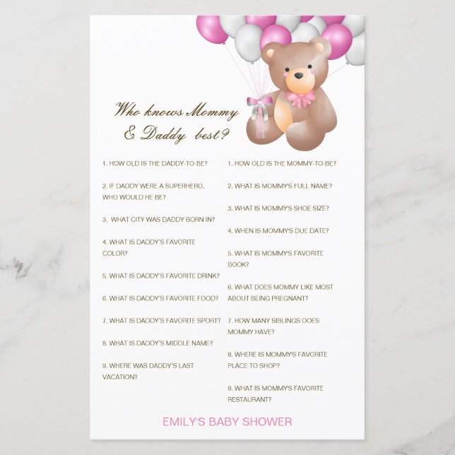 Redigerbar som känner Mamma och pappa Best (Framsida)