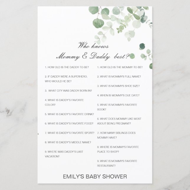 Redigerbar som känner Mamma och pappa Best (Framsida)