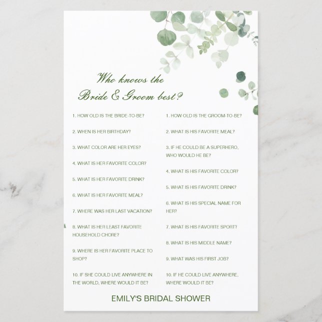 Redigerbar som känner till bästa kort för Bride oc (Framsida)