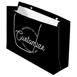 Redigerbar Stilig Kursiv & Modern Cirkulär Text