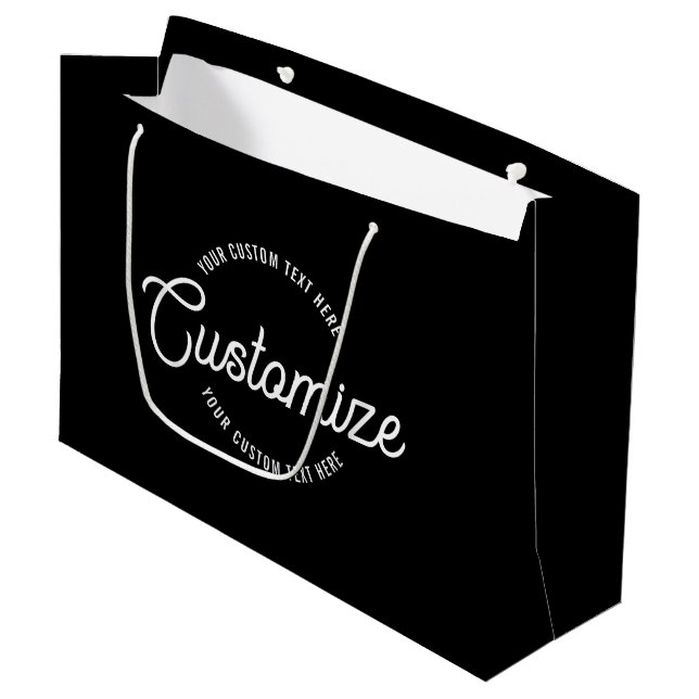 Redigerbar Stilig Kursiv & Modern Cirkulär Text (Framsidan Vinklad)
