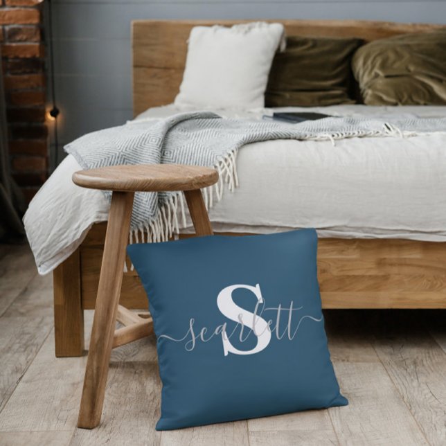 Redigerbar text Färg Pillows, Namn Pillow Kudde (Skapare uppladdad)