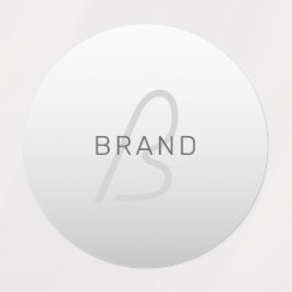 Redigerbar text för företag, Hälsning eller Namn Klistermärke