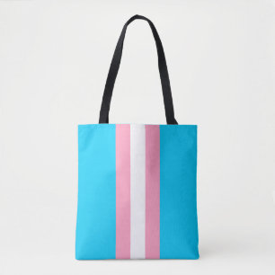 Redigerbar text för Transgender Pride Flagga Tygkasse