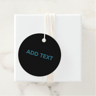 Redigerbar text med kontur och skugga gåvor etiketter
