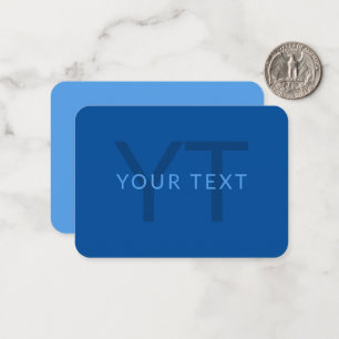 Redigerbar textmall för Monogrammed Namn etc. Anteckningskort