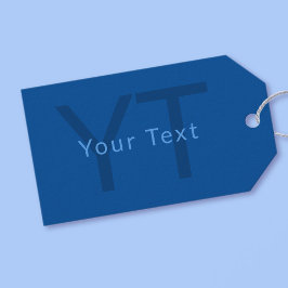 Redigerbar textmall för Monogrammed Namn etc. Presentetikett