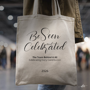 Redigerbar Tote Bag för Erkännande Tygkasse