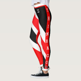 Redigerbar TRINBAGO (Team Namn) Leggings