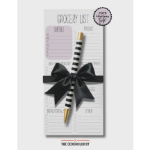 Redigerbar veckovis måltidsplanering inköpslista