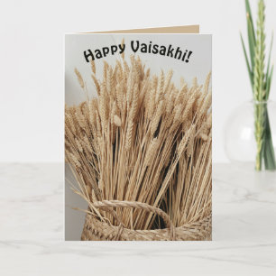 Redigerbar Vete Glad Vaisakhi Kort