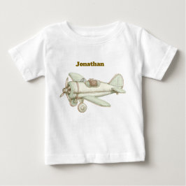 Redigerbar Vintage Neutral Baby T-Shirt