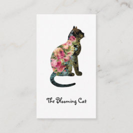 Redigerbar visitkort för BLOMSTERHANDLARE