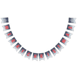 Redigerbar vit julskanner vimplar