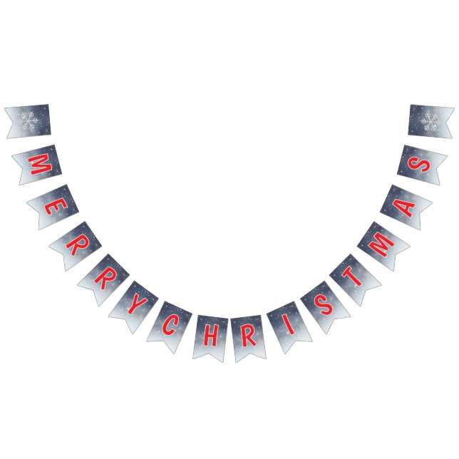 Redigerbar vit julskanner vimplar (Alla)