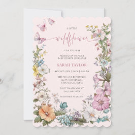 Redigerbar Wildflower Barnkalas Mall