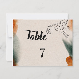 Redigerbara Babyshower Bordskyltar | Minimalistisk OSA Kort