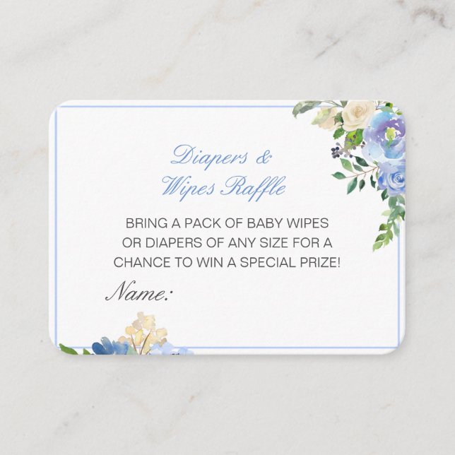 Redigerbara blöjor, omklädda babyskor tilläggskort (Framsida)