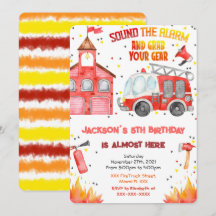 Redigerbara brandinbjudningar i Lastbil