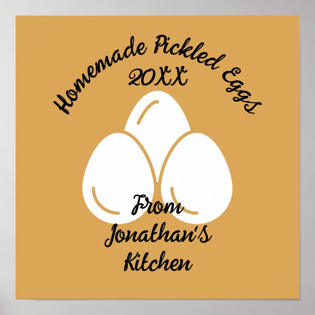 Redigerbara plockade ägg poster (Framsidan)